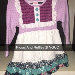 Ricrac And Ruffles Dress